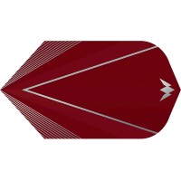 Masquedardos Feathers Mission Darts Feathers Shades Slim Red F3051