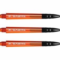 Masquedardos Cane Mission Darts It's a polycarbonate blade. It's orange and black