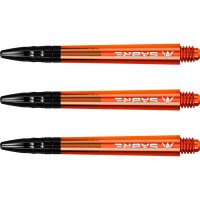 Masquedardos Cane Mission Darts It's a polycarbonate blade. It's orange and black