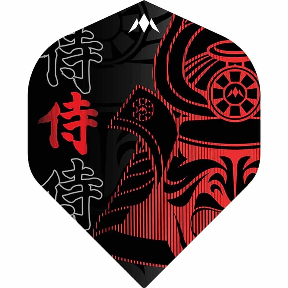 Masquedardos Feathers Mission Darts No. 2 Std Samurai II - Red