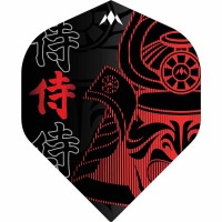 Masquedardos Feathers Mission Darts No. 2 Std Samurai II - Red