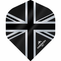 Masquedardos Feathers Mission Darts No 2 Std Alliance Union Jack black 150