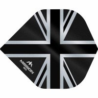 Masquedardos Feathers Mission Darts No 2 Std Alliance Union Jack black 150