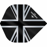 Masquedardos Feathers Mission Darts No 2 Std Alliance Union Jack black 150