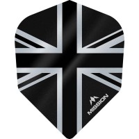 Masquedardos Feathers Mission Darts No 6 Alliance Union Jack black