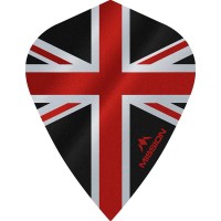 Masquedardos Plumas Mission Darts Kite Alliance Union Jack Negro Rojo F3090