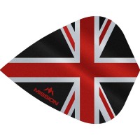 Masquedardos Feathers Mission Darts Kite Alliance Union Jack black red F3090