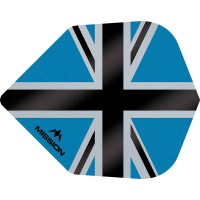 Masquedardos Feathers Mission Darts No 6 Std Alliance-x Union Jack black blue F3119