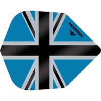 Masquedardos Feathers Mission Darts No 6 Std Alliance-x Union Jack black blue F3119