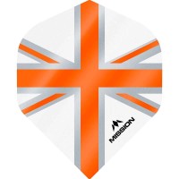 Masquedardos Племена Mission Darts No 2 Std Alliance Union Jack Бял Оранжев F3129