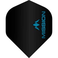 Masquedardos Peří Mission Darts Číslo 2 Std Logo Modrá F2503