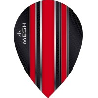 Masquedardos Feathers Mission Darts Oval mesh Red F2006