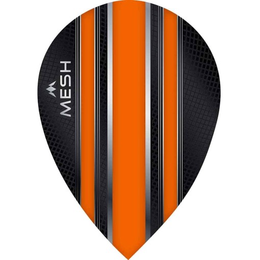 Masquedardos Plumas Mission Darts Ovalada Mesh Naranja F2067