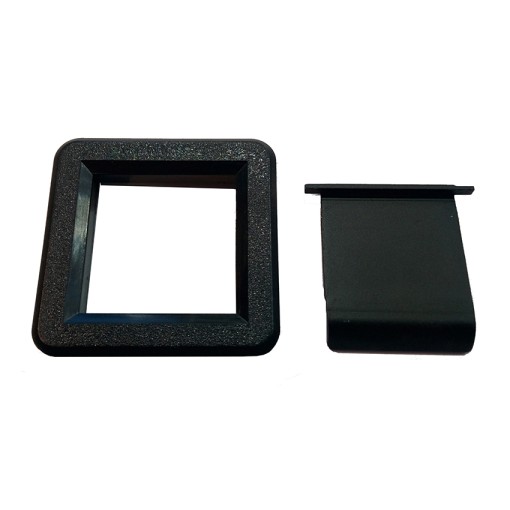 Masquedardos Black Frame Exit Viewer Monede Stoppers scurte