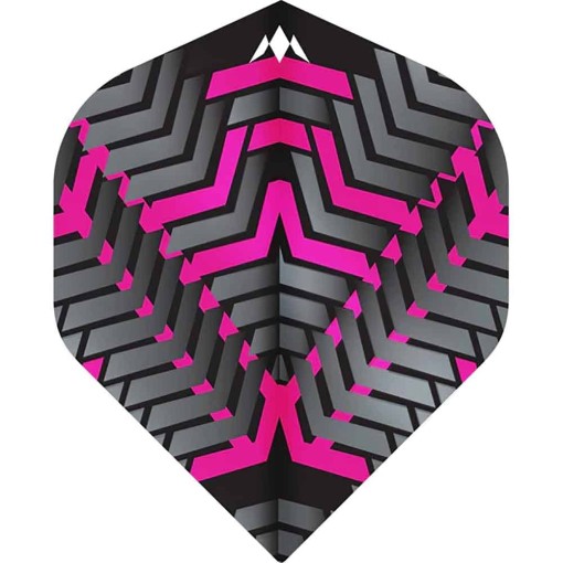 Masquedardos Fülle Mission Darts Fülle Nr. 2 Std Vex Schwarz Rosa F3353