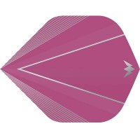 Masquedardos Feathers Mission Darts Feathers No 2 Std Shades Pink F3023