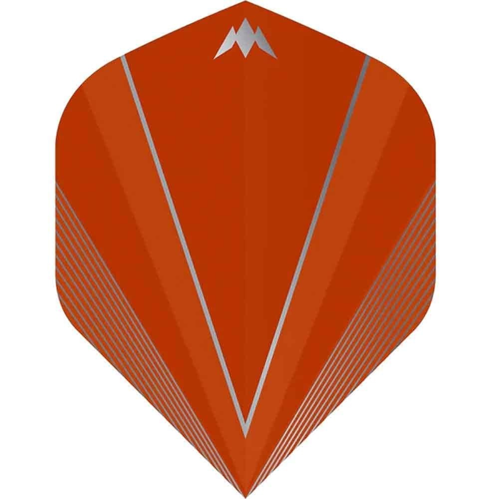 Masquedardos Feathers Mission Darts Feathers No 2 Std Shades orange F3026