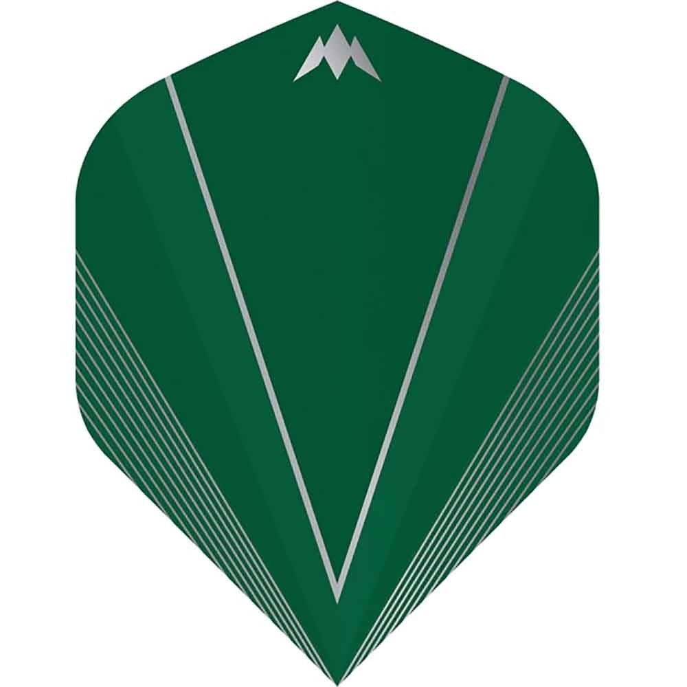 Masquedardos Peří Mission Darts Písně č. 2 Std Shades Green F3027