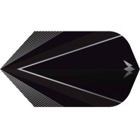 Masquedardos Feathers Mission Darts Feathers shades slim black F3049