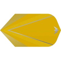 Masquedardos Feathers Mission Darts Feathers Shades Slim Yellow F3054