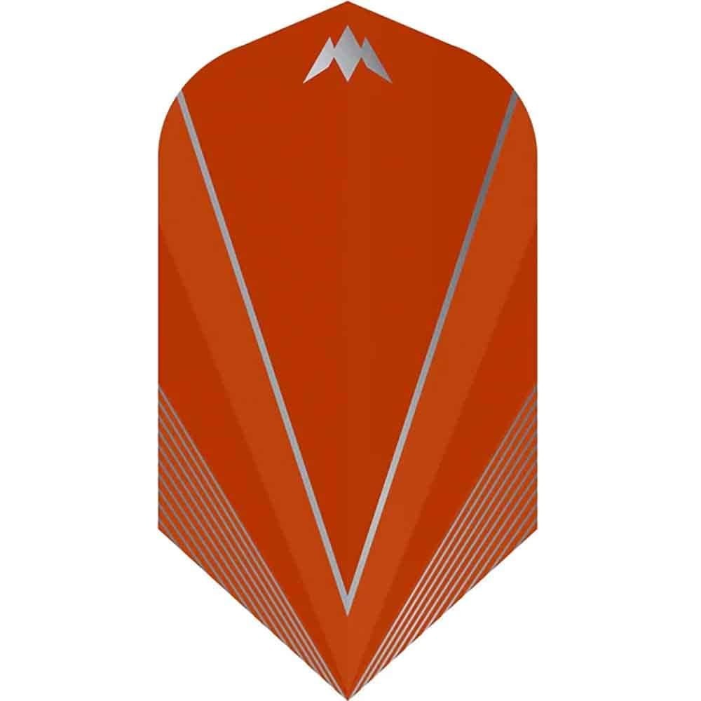 Masquedardos Feathers Mission Darts Feathers Shades Slim orange F3056