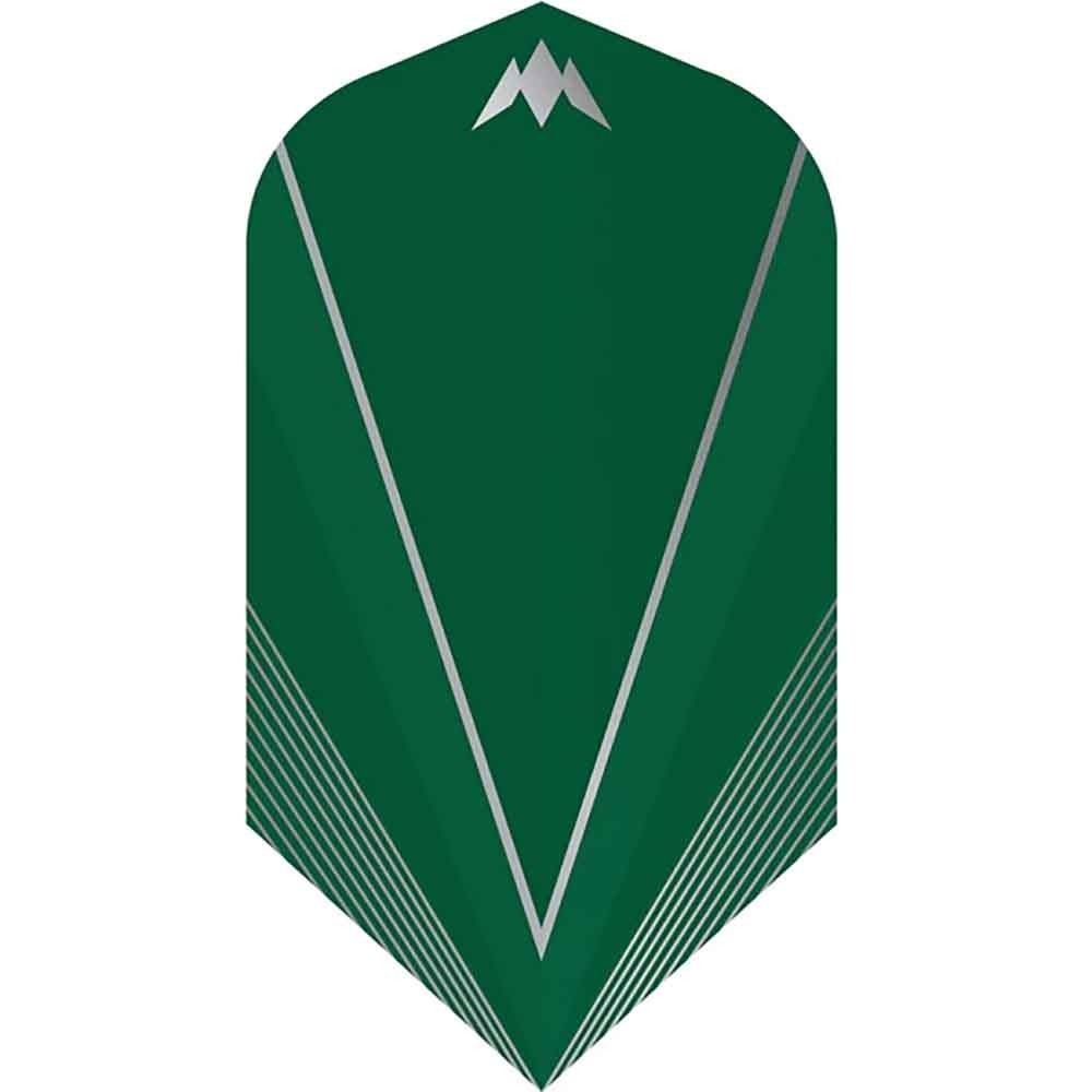 Masquedardos Feathers Mission Darts Feathers Shades Slim Green F3057