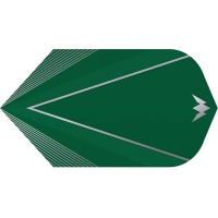 Masquedardos Plumas Mission Darts Plumas Shades Slim Verde F3057