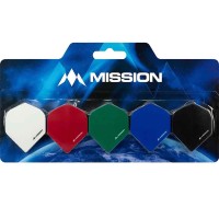 Masquedardos Plumas Mission Darts No2 Std Logo Dart Collection 5 Unidades Bx133