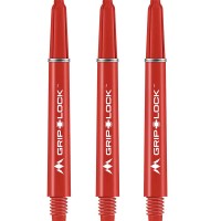 Masquedardos Cañas Mission Darts Griplock Roja Larga 48mm S1070