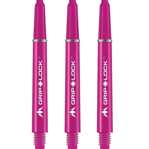 Masquedardos Cañas Mission Darts Griplock Rosa Larga 48mm S1085