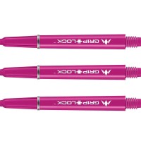 Masquedardos Cañas Mission Darts Griplock Rosa Larga 48mm S1085