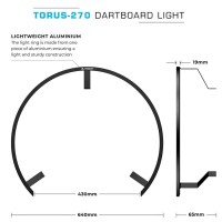 Masquedardos Sistema di illuminazione Led Dianas Mission Torus 270 Torus 270