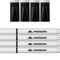 Masquedardos Marker Mission Black Dry Wipe 4 Unit Bx057