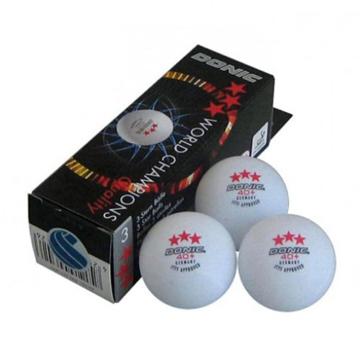 Masquedardos Bola Ping Pong Donic 40+ 3 Unidades World Champion 550251