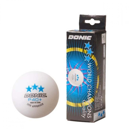 Masquedardos Bola Ping Pong Donic P40+ 3 Unid World Champion 550241003