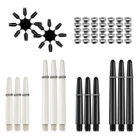 Masquedardos Pack Dardo Accessory Kit 90 Mission Darts Punte di acciaio Bx132