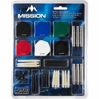 Masquedardos Pack Dardos Accessory Kit 90 Mission Darts Punta Plastico Bx134