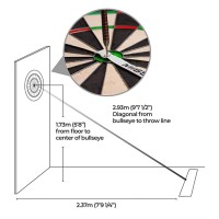 Masquedardos Cinta Metrica Medida Diana Misision Darts Bx078