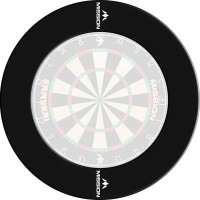 Masquedardos Dartboard Surrounds Černý Logo Mission Darts Černý Su051