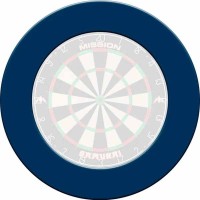 Masquedardos Dartboard Surrounds Fekete sima Mission Darts Kék Su003