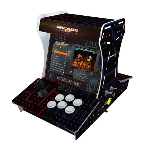 Masquedardos Arcade Bartop Tournament Dual Screen 10,1" 2 pelaajaa 6000 peliä 3718