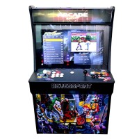 Masquedardos Großer Arcade-Gotham-Arcade-Automat, 128 cm, 26 Zoll, 2 Spieler, 6000 Spiele, 3723