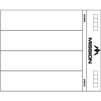 Masquedardos Tafeln Mission Darts Weißbrett 501 Weiß Mb02