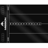 Masquedardos Tabulka Mission Darts Whiteboard Cricket Černý Mb06