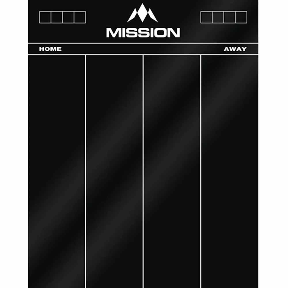 Masquedardos Table Mission Darts Whiteboard 501 black Mb03