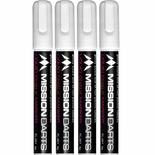 Masquedardos Rotulador Tinta Liquida 4 Unidades Color Blanco