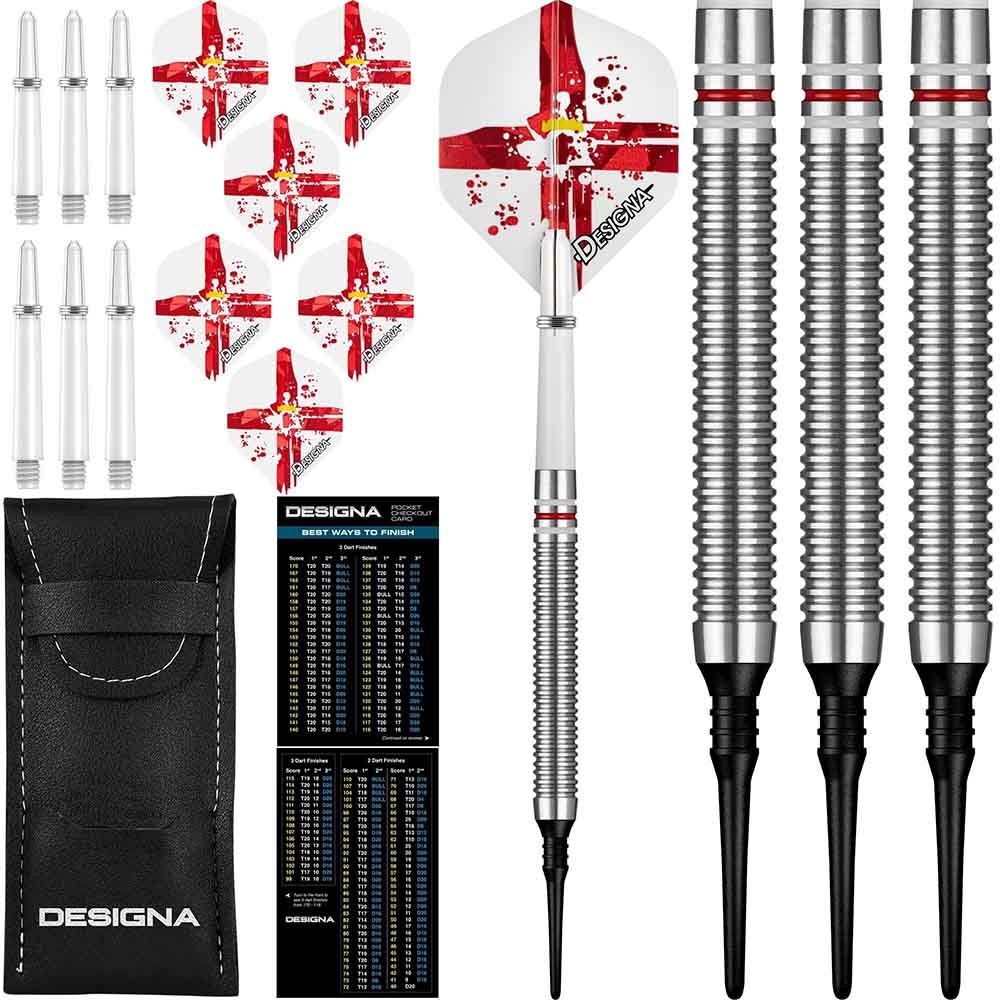 Masquedardos Darts Designa Patriot X Darts Severná Írsko 90% 20g D9527