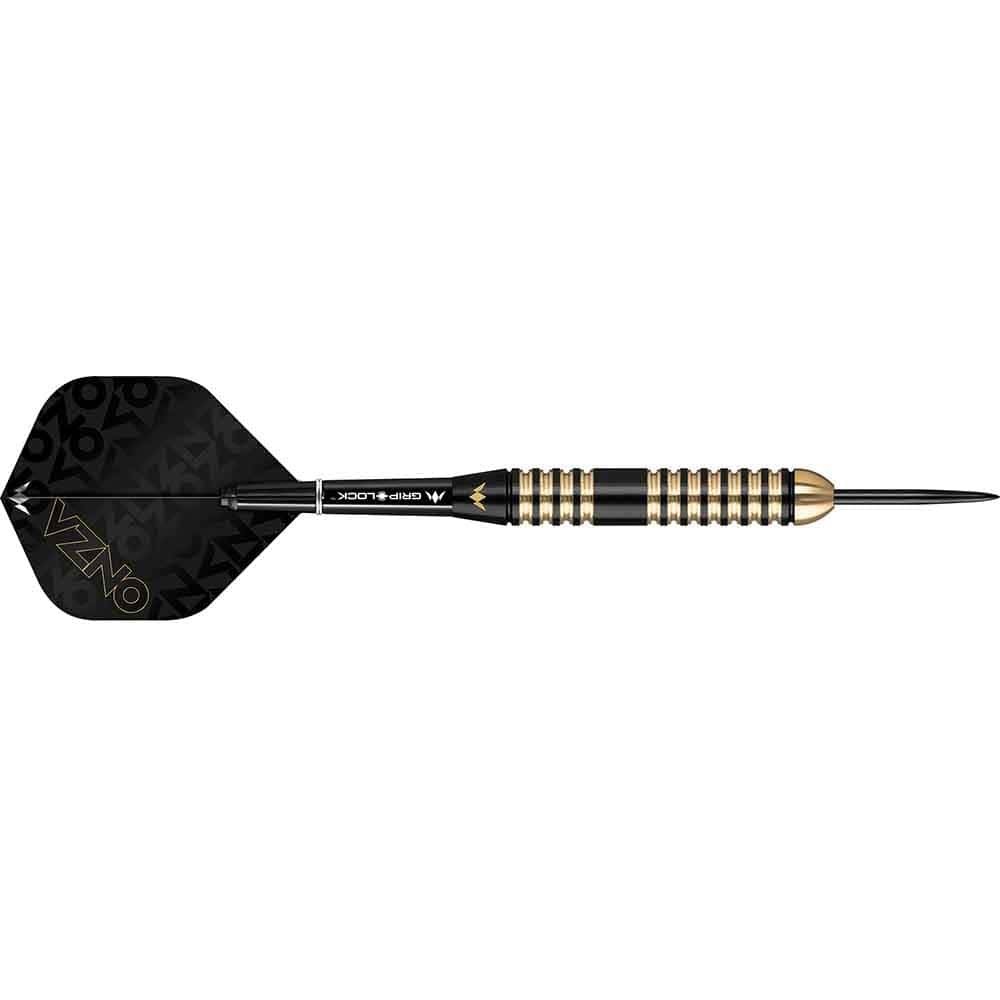 Masquedardos Darts Onza M4 Mission Black gold brass 24g pointed steel D1578