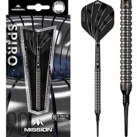 Masquedardos Dardo Mission Spiro Graphite Pvd M1 Nero 90% 20g D9700