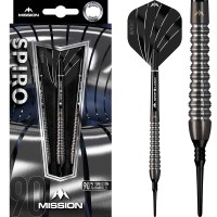 Masquedardos Dardos Mission Spiro Graphite Pvd M2 Negro 90% 19g D9702